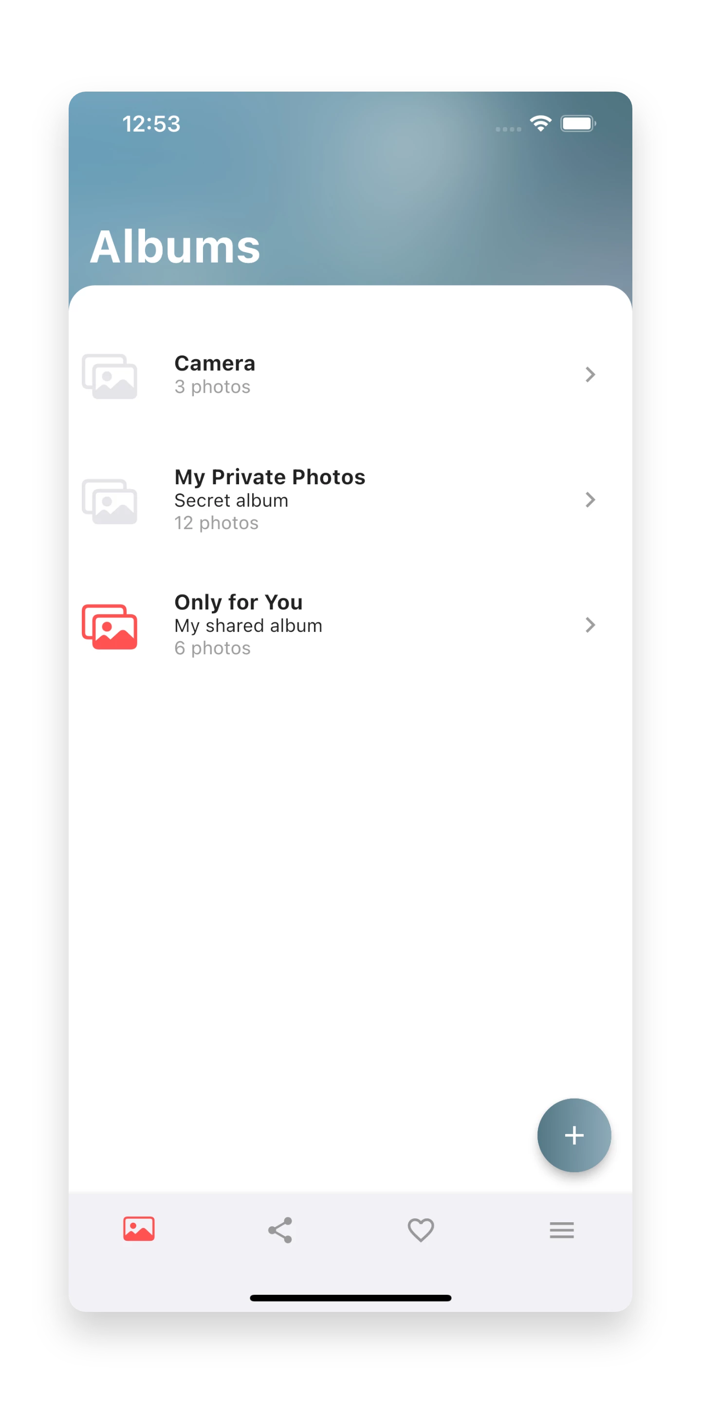 Nudex Screenshot - Albums